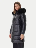 Kurtki damskie - Geox Kurtka zimowa Backsie W5628H T3121 F9000 Czarny Regular Fit - miniaturka - grafika 1