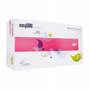 Rękawiczki jednorazowe nitrylowe diagnostyczne i ochronne Easycare nitrile Pink rozmiar L różowe 100 szt - Rękawiczki jednorazowe - miniaturka - grafika 1