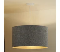 Lampy sufitowe - Duolla - Żyrandol na lince ROLLER ECO RECYCLING 1xE27/15W/230V śr. 45 cm szary - miniaturka - grafika 1