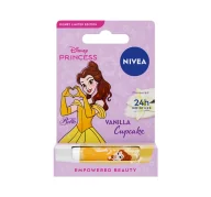 Szminki - NIVEA Disney Princess pielęgnująca pomadka do ust Vanilla Cupcake 4,8g - miniaturka - grafika 1