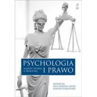 Psychologia - Psychologia i prawo. Między teorią a praktyką - Gdańskie Psychologiczne - miniaturka - grafika 1