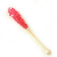 Cukierki - Pałeczka cukrowa TRUSKAWKA - owocowy Candy stick do słodzenia i dekoracji herbaty, kawy, cold brew oraz koktajli - miniaturka - grafika 1