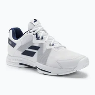 Buty sportowe męskie - Buty do tenisa męskie Babolat SFX3 All Court white/navy - miniaturka - grafika 1