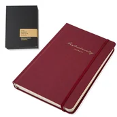 Planery - Planer A5 Dziennik produktywności i planowania swoich celów Bordowy - miniaturka - grafika 1