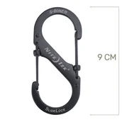 Akcesoria turystyczne - Nite Ize - S-Biner #4 SlideLock - Czarny - LSB4-01-R3 - miniaturka - grafika 1