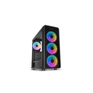 Obudowy komputerowe - Obudowa komputerowa NOX Hummer TGM Midi-Tower Czarna (Midi-Tower, PC, SPCC, Czarna, ATX, Micro-ATX, Mini-ITX, Gra) - miniaturka - grafika 1
