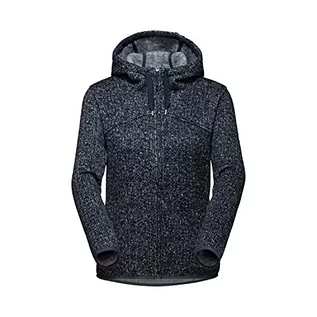 Kurtki damskie - Mammut Damska kurtka polarowa Chamuera Hooded niebieski morski XS - grafika 1