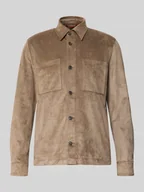 Kurtki męskie - Kurtka koszulowa o kroju regular fit z kieszeniami na piersi model ‘Messi’ - miniaturka - grafika 1