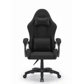 Fotele gamingowe - Fotel CABRO C500 Czarny - miniaturka - grafika 1