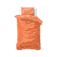 Pościel - Kpl 140x220 BEAUTY SKIN CARE pastel pomarańcz jedwabny mikroperkal pościel - miniaturka - grafika 1