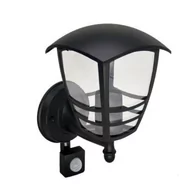 Lampy ogrodowe - Lampa Ogrodowa Kinkiet Elewacyjny Z Czujnikiem Ruchu Imma Black Pir E27 Czarny Ip44 Edo777381 Edo Garden Line - miniaturka - grafika 1