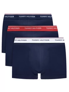 Tommy Hilfiger Komplet 3 par bokserek 3P Trunk 1U87903842 Granatowy - Majtki męskie - miniaturka - grafika 1