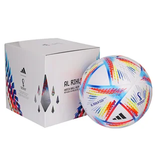 Piłka nożna Adidas Rihla League Box biała , H57782 - Piłka nożna - miniaturka - grafika 1