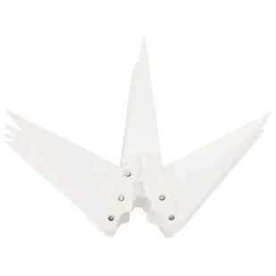 Gwiazda morawska LED na kołku, składana, biała, 57 cm  Lumarko! - Ozdoby bożonarodzeniowe - miniaturka - grafika 8