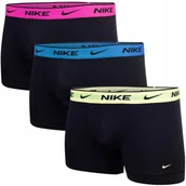 Majtki męskie - NIKE EVERYDAY COTTON STRETCH TRUNKS 3 PACK (0000KE1008 MT3) S - miniaturka - grafika 1