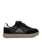 Buty dla chłopców - Sneakersy Kappa CEOWB-NF214809(CH) Czarny - miniaturka - grafika 1