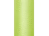 Pasmanteria - PartyDeco Tiul gładki, zielony jasny, 0,08 x 20 m TIU8-102 - miniaturka - grafika 1