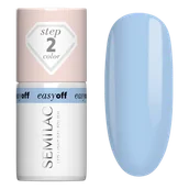 Lakiery hybrydowe - Semilac Lakier do paznokci Easy Off, L15 Azul Blue - miniaturka - grafika 1