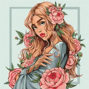 Ideyka Malowanie po numerach - Wiosenny kwiat 30x40cm - Malowanie po numerach - miniaturka - grafika 1