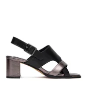 Sandały damskie - Sandały MEXX EO-WS1161-03 Czarny - miniaturka - grafika 1