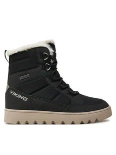 Viking Śniegowce Fleek Warm GTX GORE-TEX Zip 3-94720-2 Czarny - Buty dla chłopców - miniaturka - grafika 1