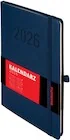 Kalendarze - Kalendarz 2026 Memofix A5 TDW granatowy - miniaturka - grafika 1