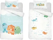 Pościel dla dzieci - Detexpol Pościel 100x135 do łóżeczka dinozaur dinozaury - miniaturka - grafika 1