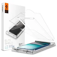 Szkła hartowane na telefon - Szkło hybrydowe SPIGEN Elite Shield Ez Fit do Samsung Galaxy S25 Przezroczysty - miniaturka - grafika 1