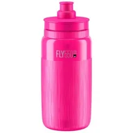 Shakery i bidony sportowe - Bidon ELITE Fly Tex 550 ml Przezroczysto-różowy - miniaturka - grafika 1