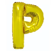 Balony i akcesoria - Go Balon foliowy litera P 85 cm FG-L85ZP - miniaturka - grafika 1