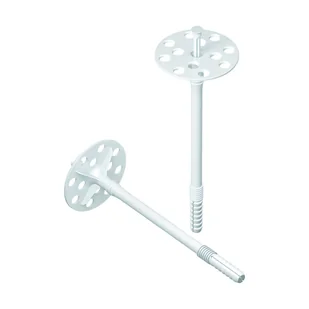 KOELNER Kołek mocujący do termoizolacji 10/140 mm z trzpieniem polipropylen 250 sztuk - Wkręty - miniaturka - grafika 1