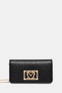 Portfele - Love Moschino portfel damski kolor czarny JC5602PP1NLI0000 - miniaturka - grafika 1