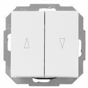 Wyłączniki światła i elektryczne - Włącznik żaluzjowy Biały VESTRA ELEKTRO-PLAST - miniaturka - grafika 1