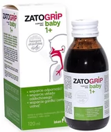 Przeziębienie i grypa - Lekam ZATOGRIP baby syrop o smaku malinowym 120ml - miniaturka - grafika 1