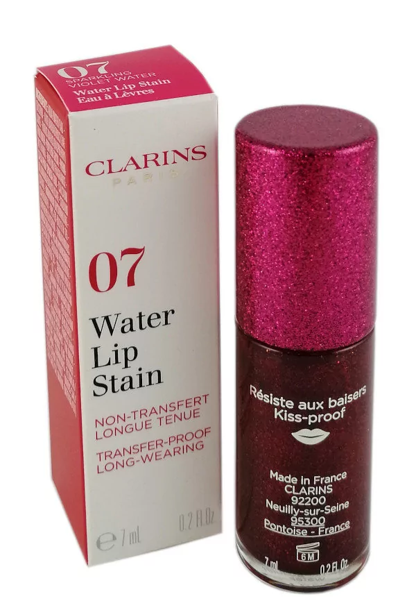 Clarins, Water Lip Stain, woda koloryzująca do ust 07 Violet Water, 7 ml