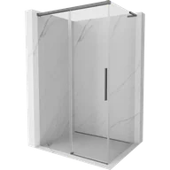 Kabiny prysznicowe - Mexen Rox L kabina prysznicowa rozsuwana 115 x 120 cm, transparent, gun metal - 8C2L-115-120-95-00 - miniaturka - grafika 1