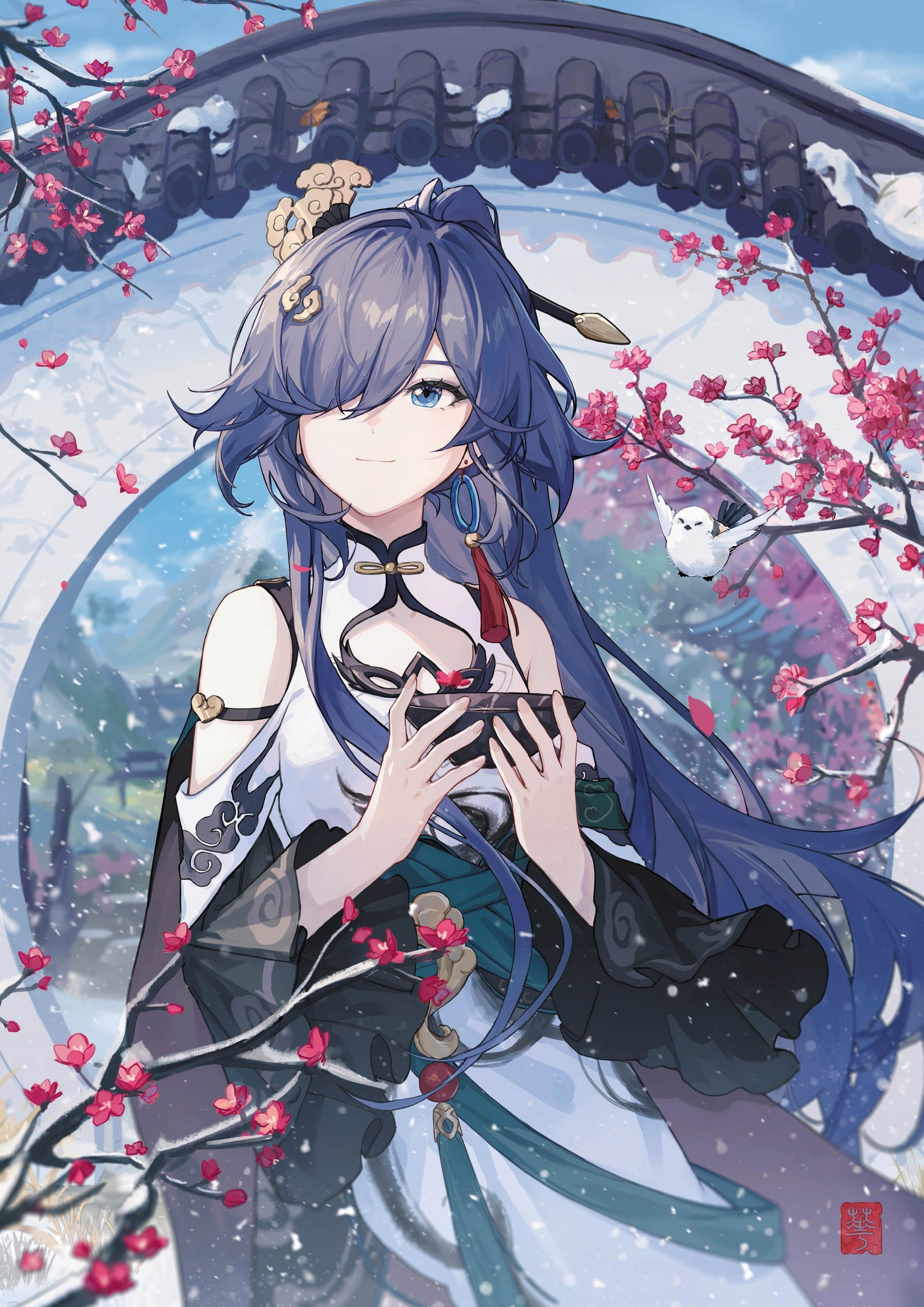 Plakat A3 Honkai Impact Anime Gra Fu Hua