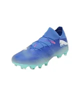 Piłka nożna - PUMA Unisex Future 7 Match Fg/Ag buty piłkarskie, Bluemazing PUMA biała elektryczna mięta pieprzowa, 45 EU - miniaturka - grafika 1