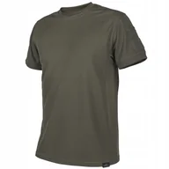 Koszulki męskie - Koszulka Męska T-Shirt Helikon TopCool Tactical Sportowa Olive Green XL - miniaturka - grafika 1
