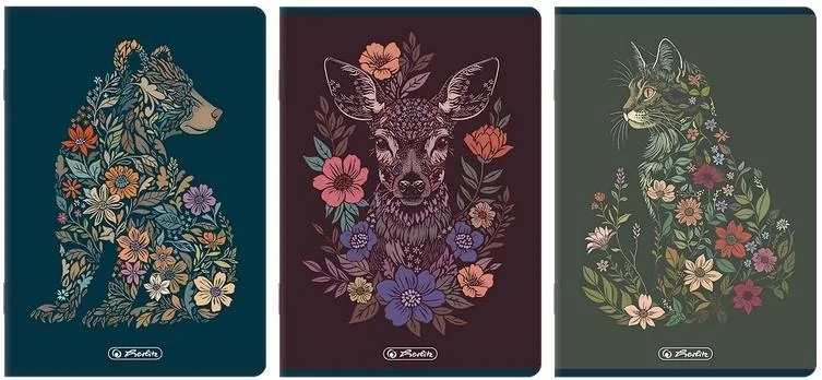 Zeszyt A4 w kratkę 60 kartek Florimals 5 sztuk Herlitz Premium