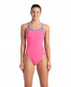 Stroje kąpielowe - Damski strój kąpielowy na basen jednoczęściowy kostium Solid Arena D26 - miniaturka - grafika 1