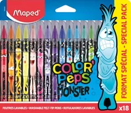 Przybory szkolne - Maped Flamastry Colorpeps Monster 18 kolorów - miniaturka - grafika 1