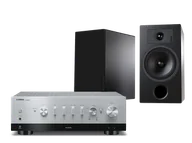 Zestawy stereo - Yamaha R-N1000A (srebrny) + Tesi 3 (czarny) - miniaturka - grafika 1