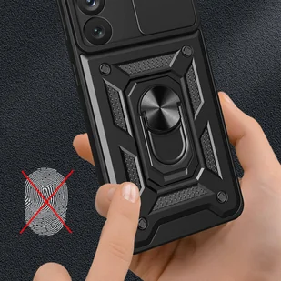 Hybrid Armor Camshield etui do Samsung Galaxy A54 5G pancerny pokrowiec z osłoną na aparat różowe - Etui i futerały do telefonów - miniaturka - grafika 5