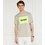 Koszulki męskie - HUGO T-shirt Dulive222 | Regular Fit - miniaturka - grafika 1