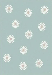 Dywan dziecięcy FD Lida Stokrotki miętowy - Dywany dla dzieci - miniaturka - grafika 1