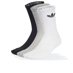 Skarpetki unisex adidas Originals 3-Stripies High Crew 3 Pairs JV7416 - białe - Skarpetki męskie - miniaturka - grafika 1