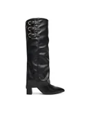 Kozaki damskie - Guess Kozaki FLFGAR ELE11 Czarny - miniaturka - grafika 1