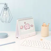 Podkładki na biurko - Pusheen Kalendarz biurkowy 2026 rok 17x20 cm - miniaturka - grafika 1