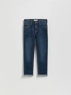 Spodnie i spodenki dla chłopców - Reserved - Jeansy regular - granatowy - miniaturka - grafika 1